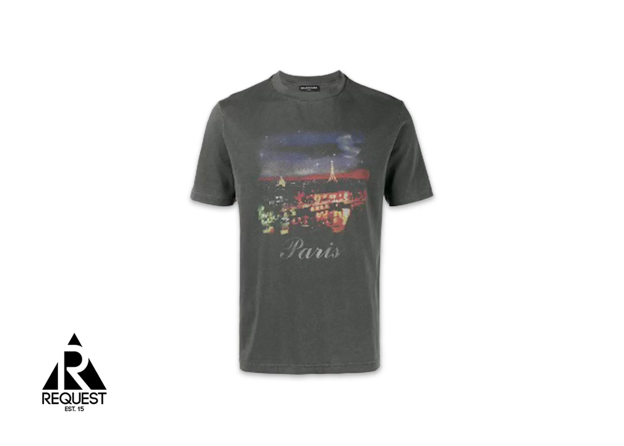 Paris Printed Tee "Grey"