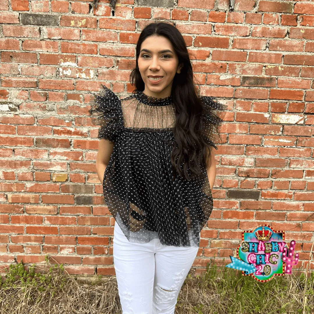 Party Like a Queen Top - Black