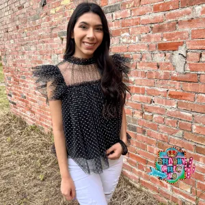 Party Like a Queen Top - Black