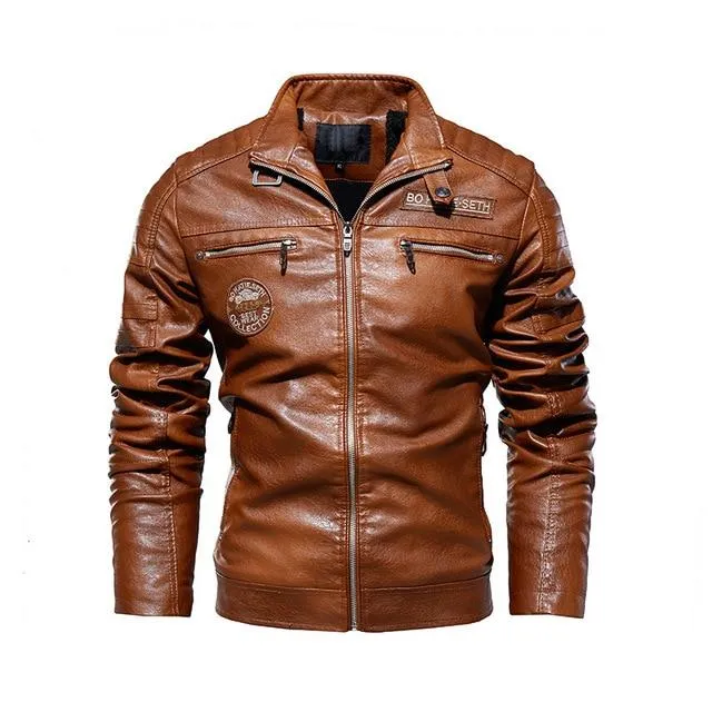 PAVEL -  Unglaublich schöne und warme Lederjacke