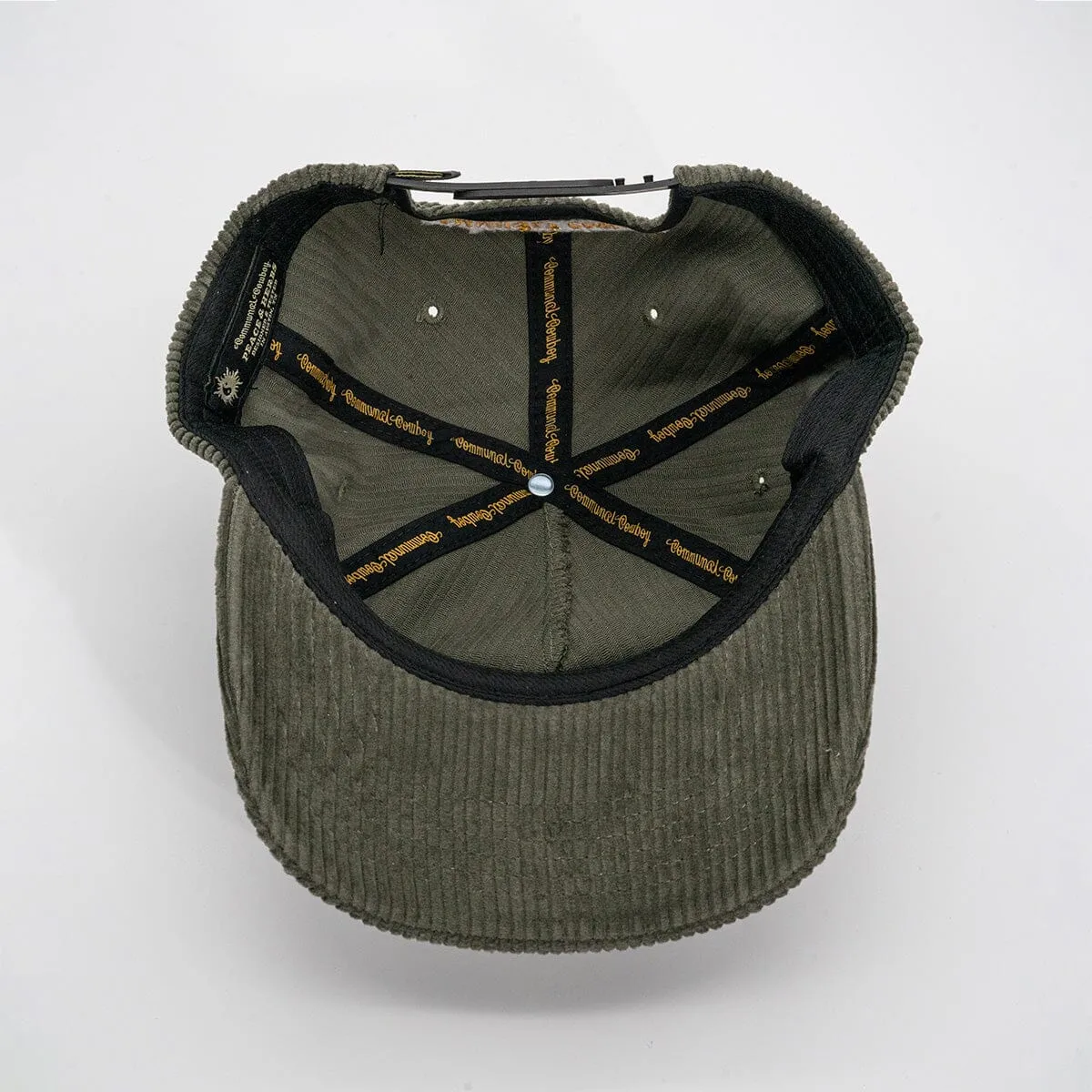 PEACE AND HERBS CORDUROY HAT