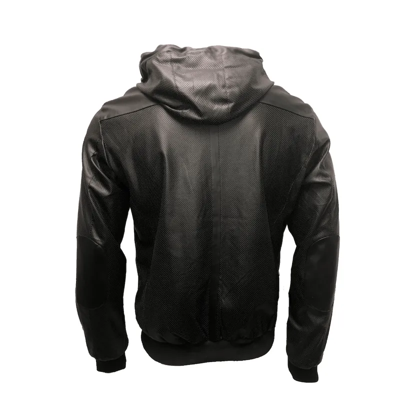 Perforated Leather Jacket