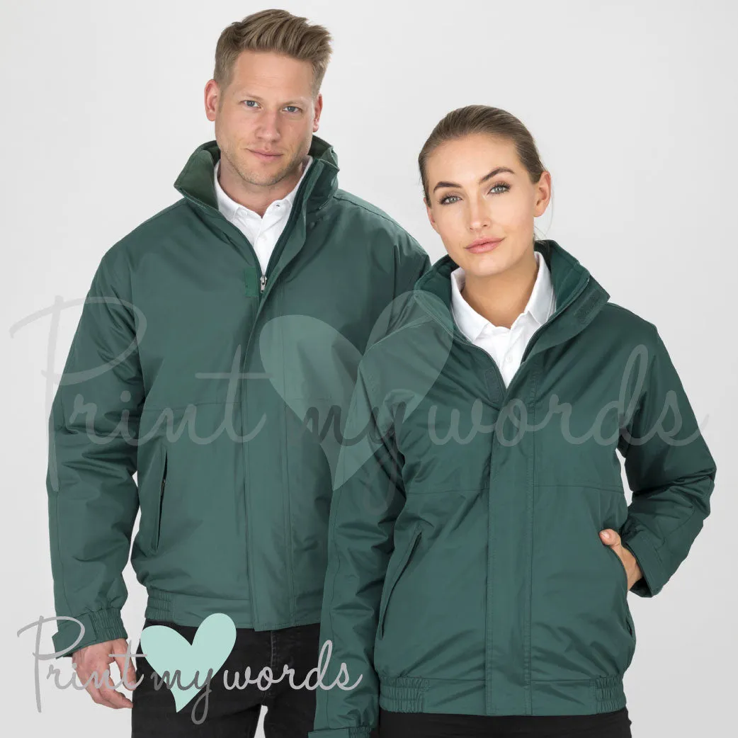 Personalised Waterproof Equestrian Jacket Coat Blouson - Gypsy Cob Horse
