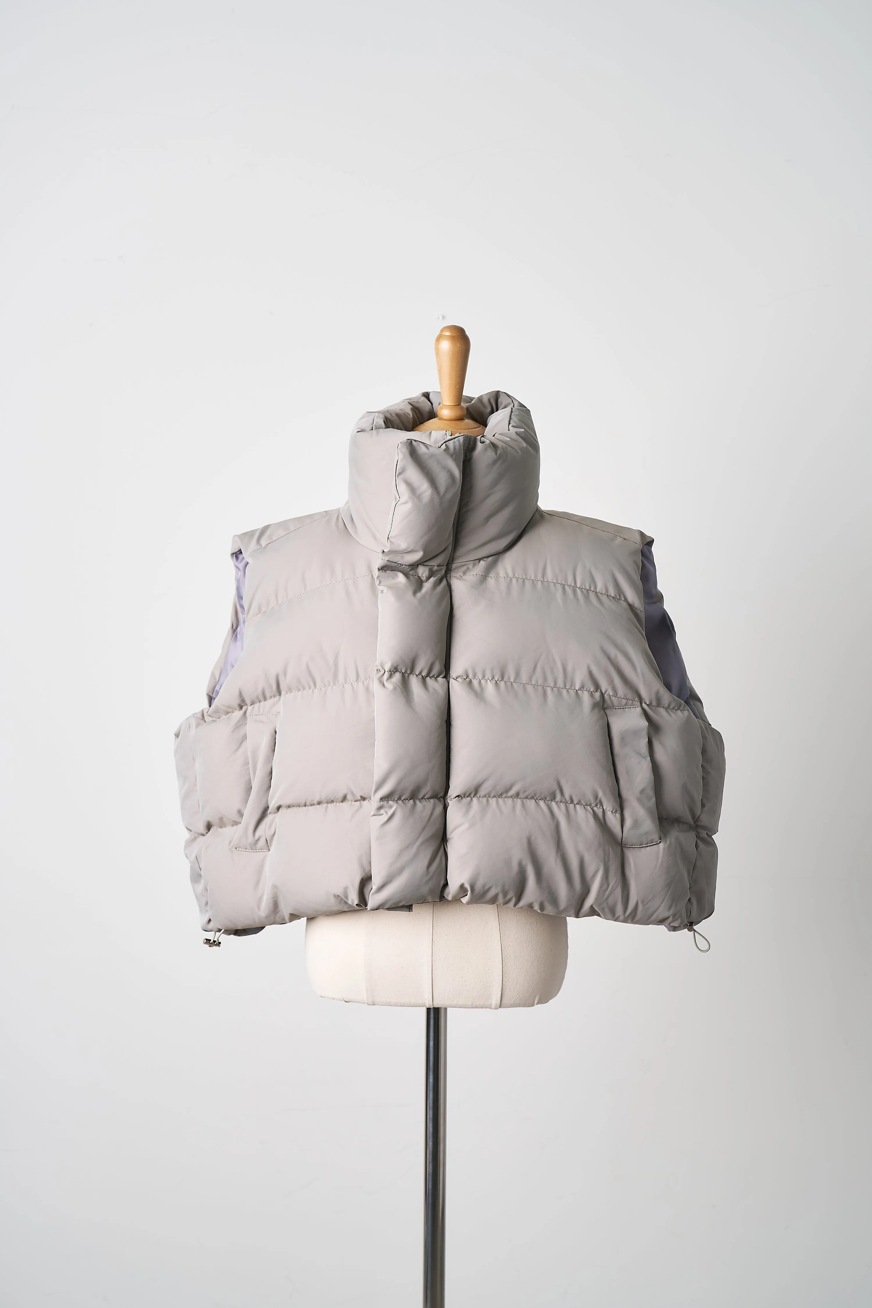Phoebe Cropped Puffer Vest