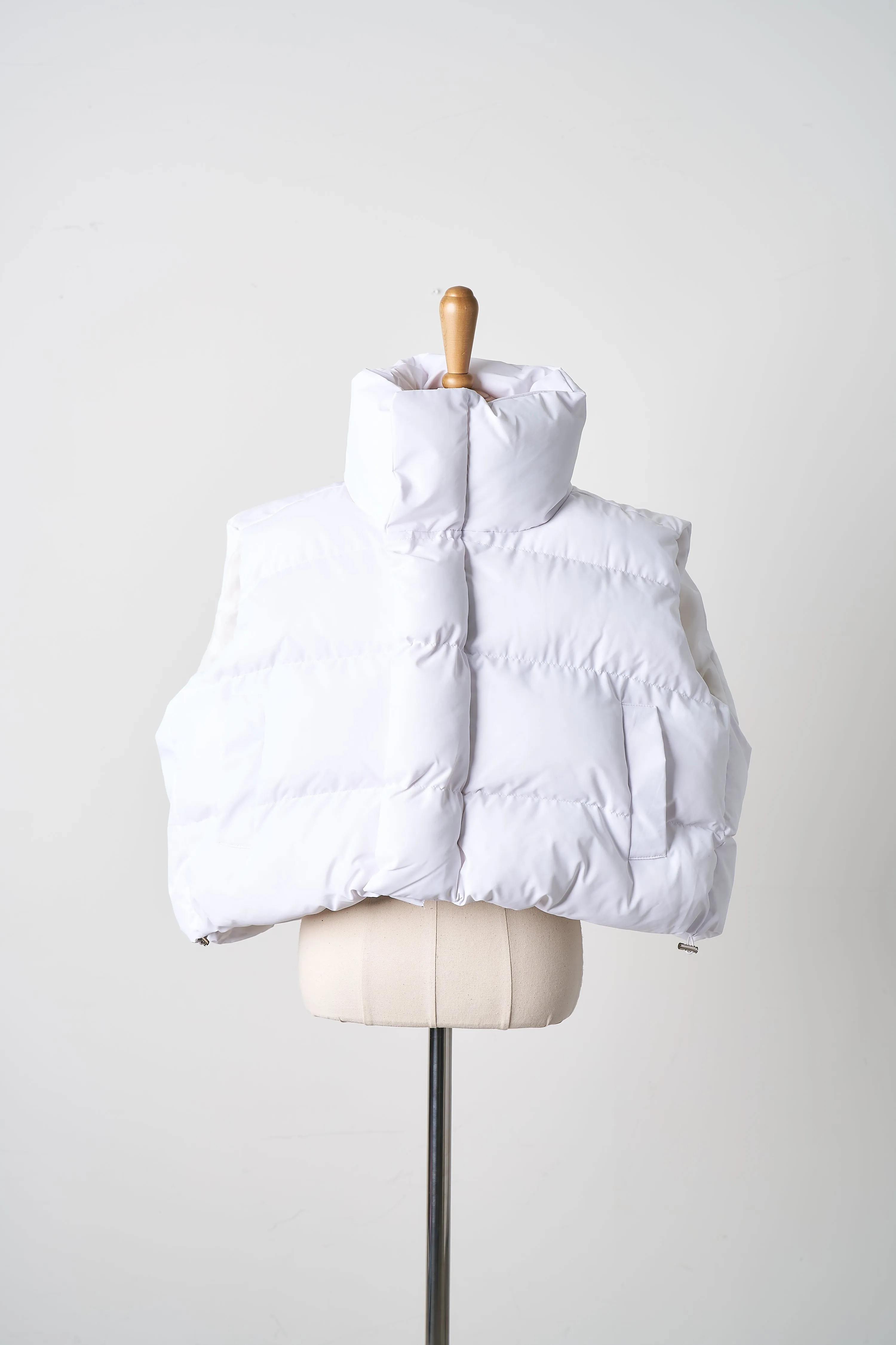 Phoebe Cropped Puffer Vest