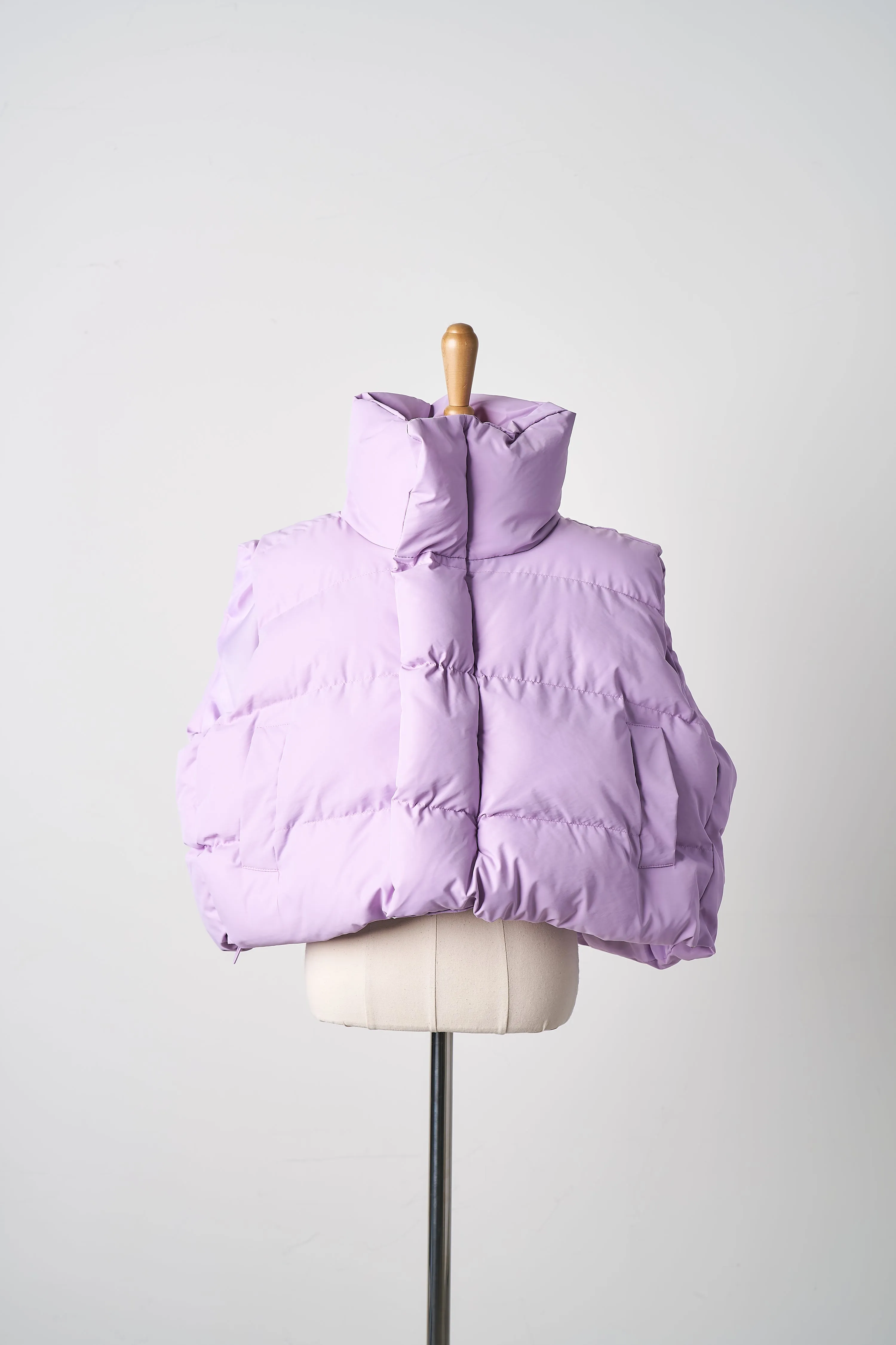 Phoebe Cropped Puffer Vest