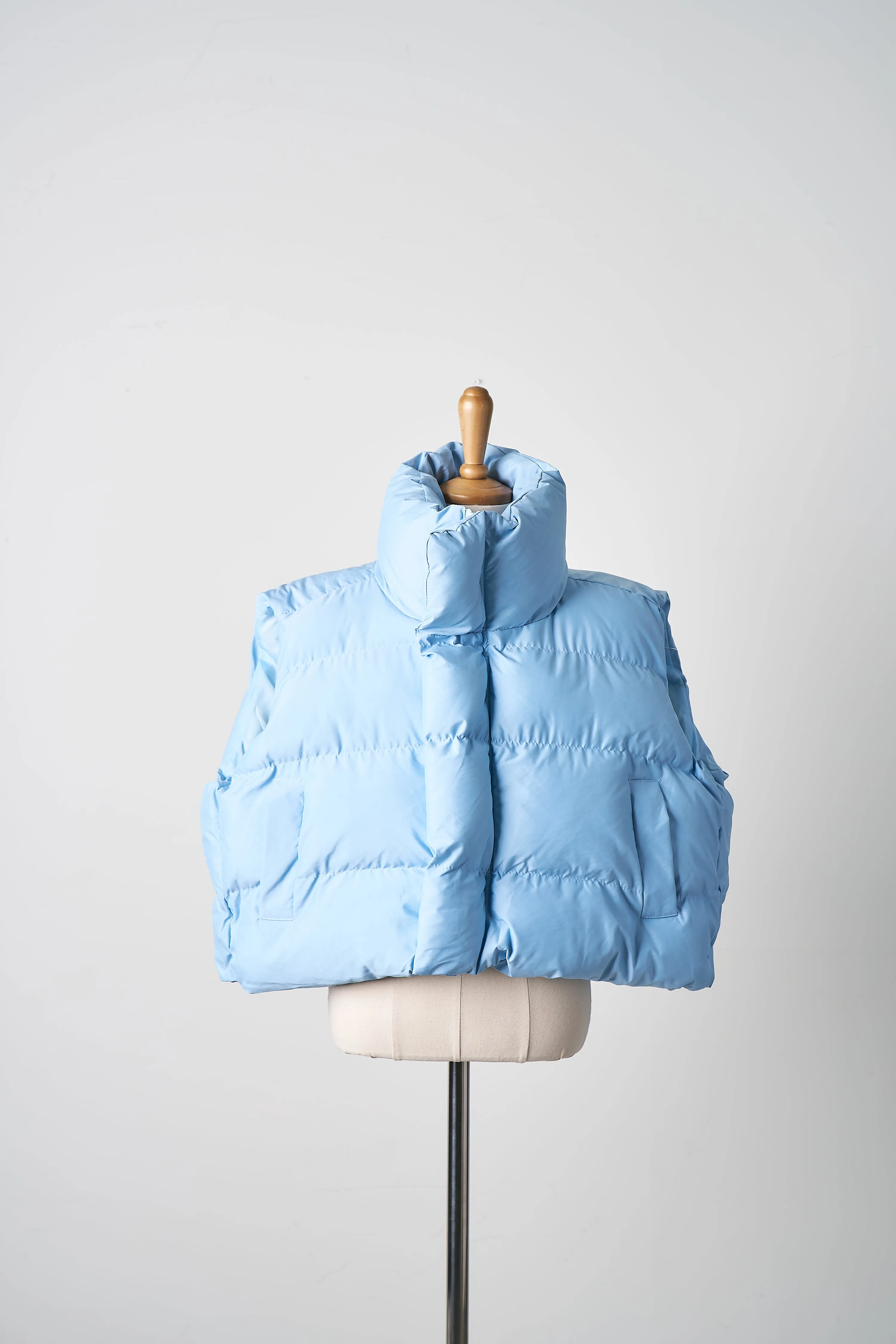 Phoebe Cropped Puffer Vest