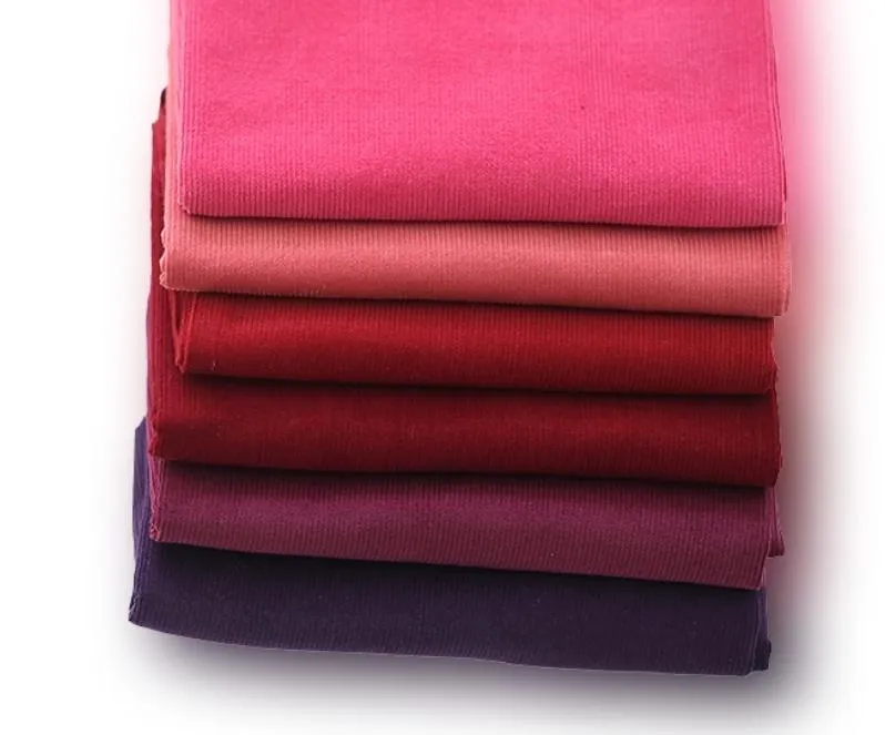 Pinwale Cotton Corduroy - Pink, Indi Pink, Red, Wine, Plum, Purple - Fine Wale Corduroy, Quality Korean Fabric By the Yard /80358