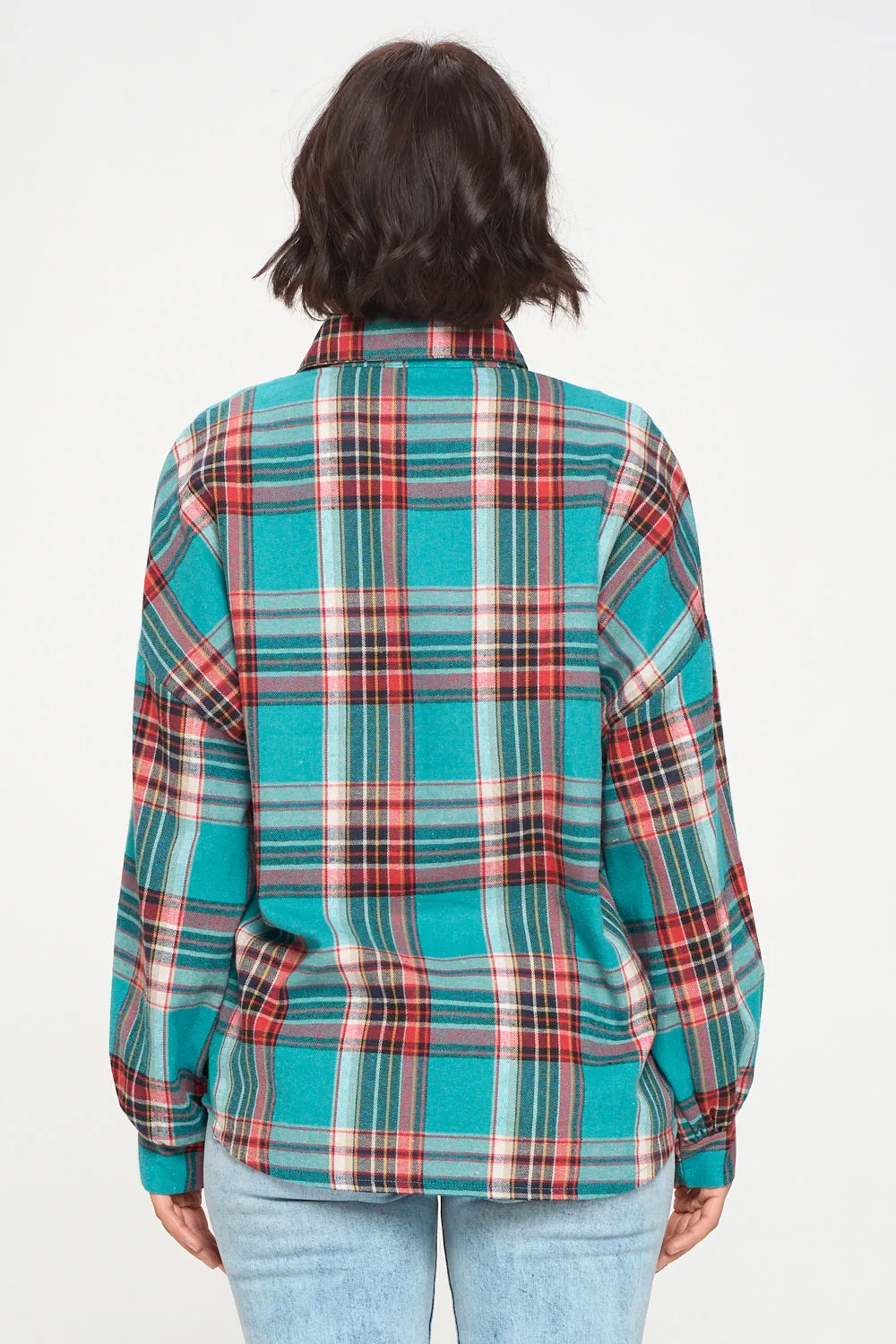 PLAID SHIRT BUTTON DOWN