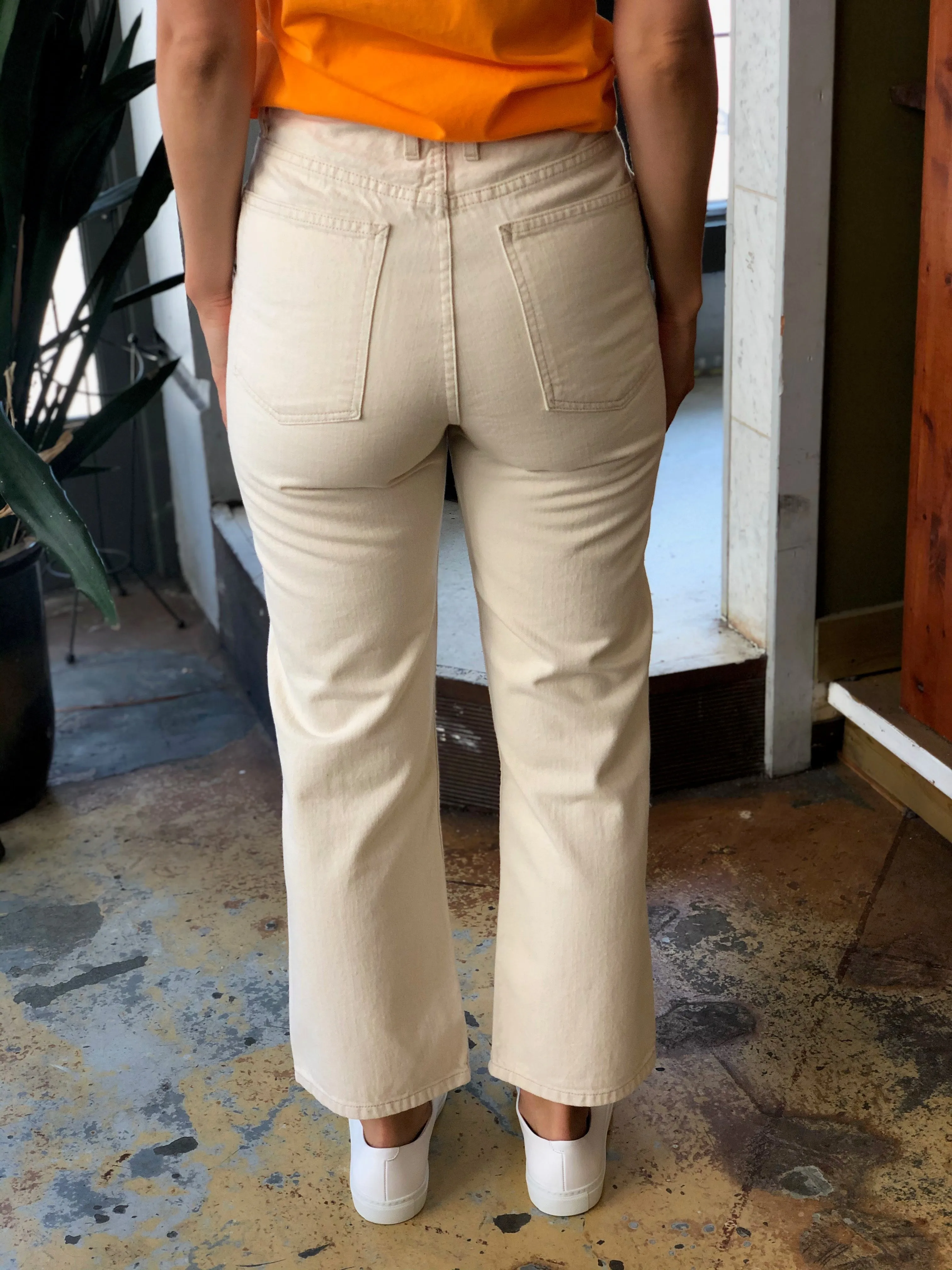 Plein High Straight Jean in Clair
