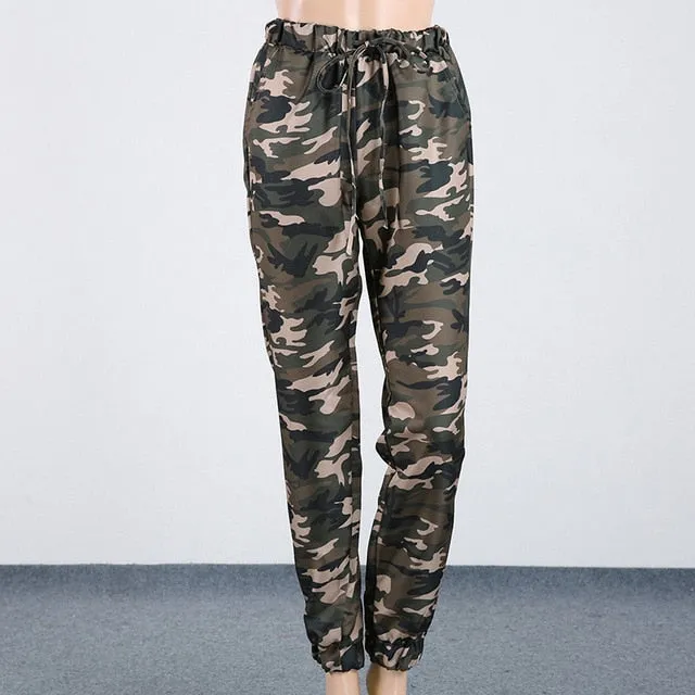 Plus Size Camouflage women jeans