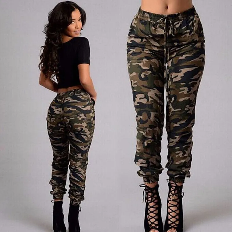 Plus Size Camouflage women jeans