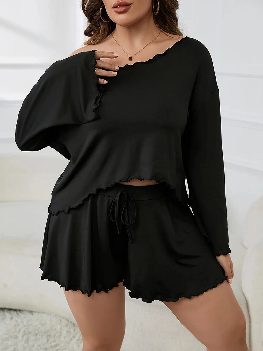 Plus Size Elastic Top