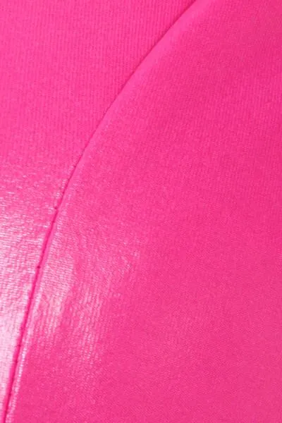 Plus Size Leather Mock Collar Peplum Jacket