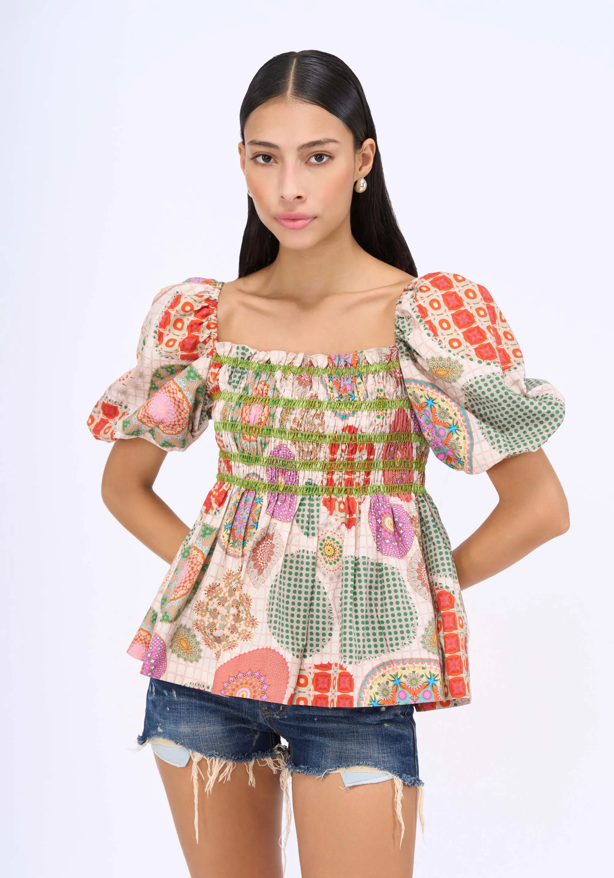 Poet multicolor top