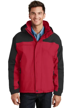 Port Authority Nootka Jacket.  J792 Engine Red/ Black