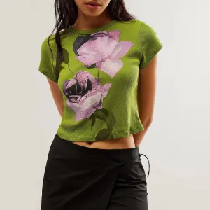 Printed Graphic Baby Tee