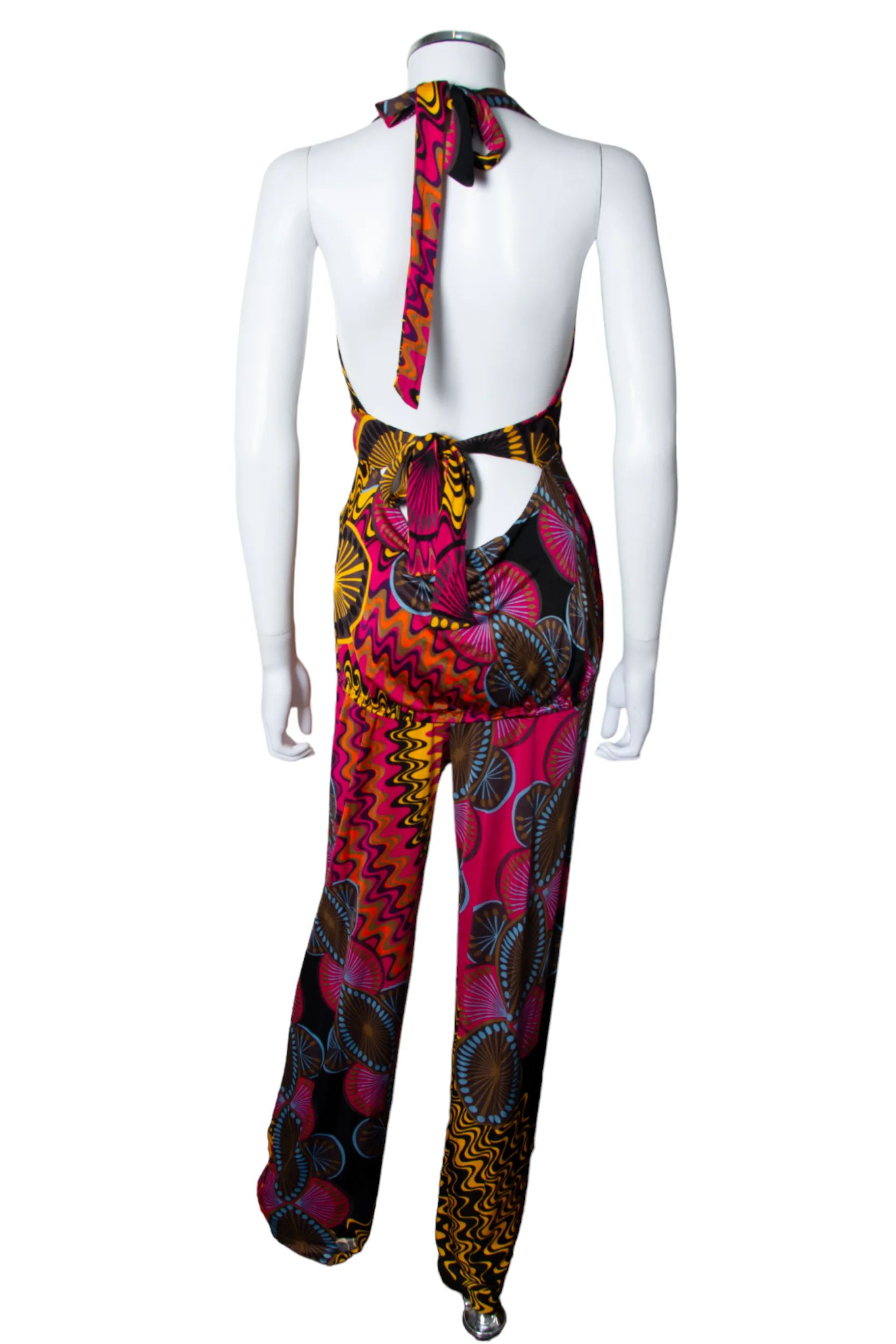 Printed Halter Set