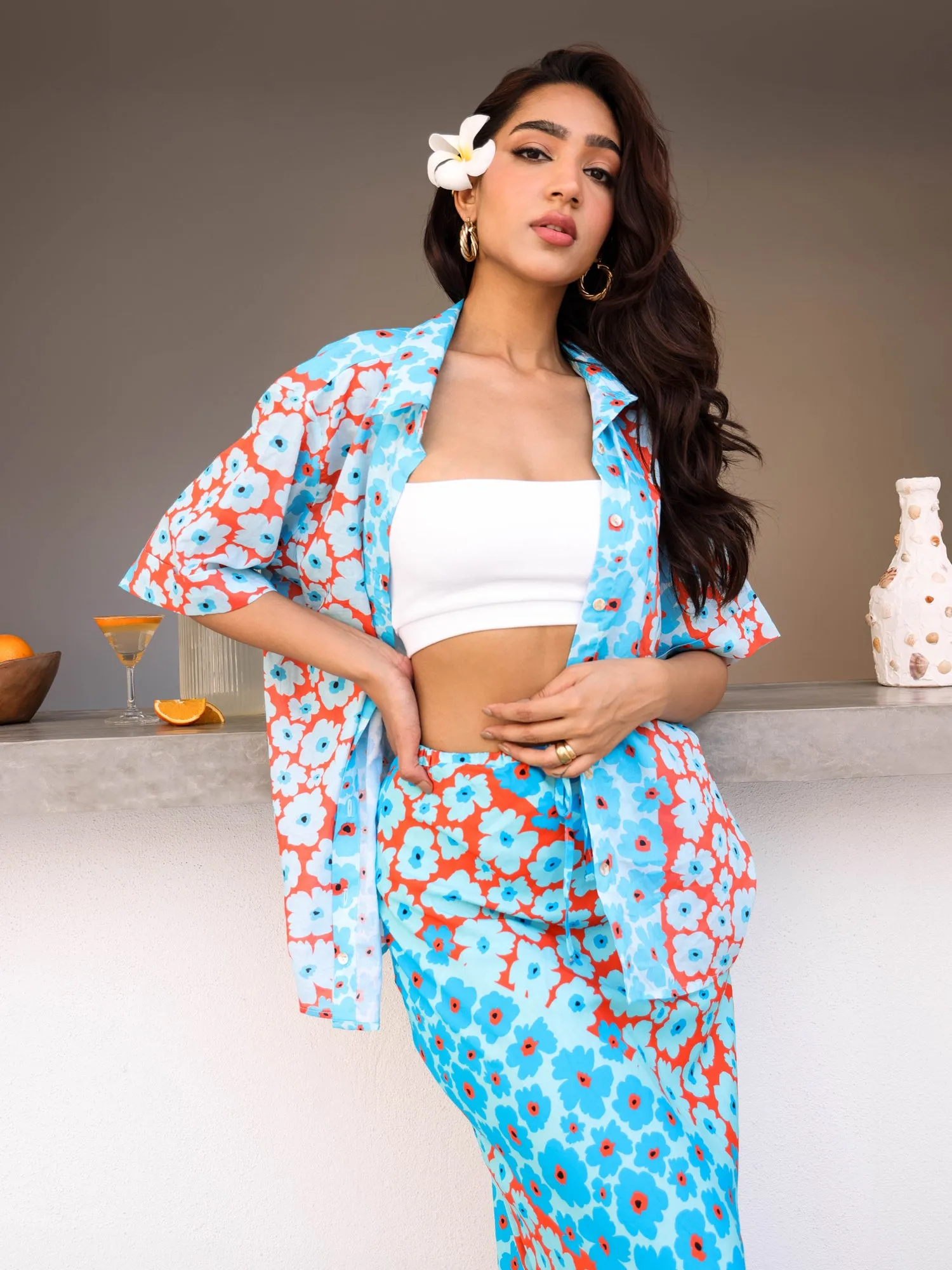Printed Oversized Shirt