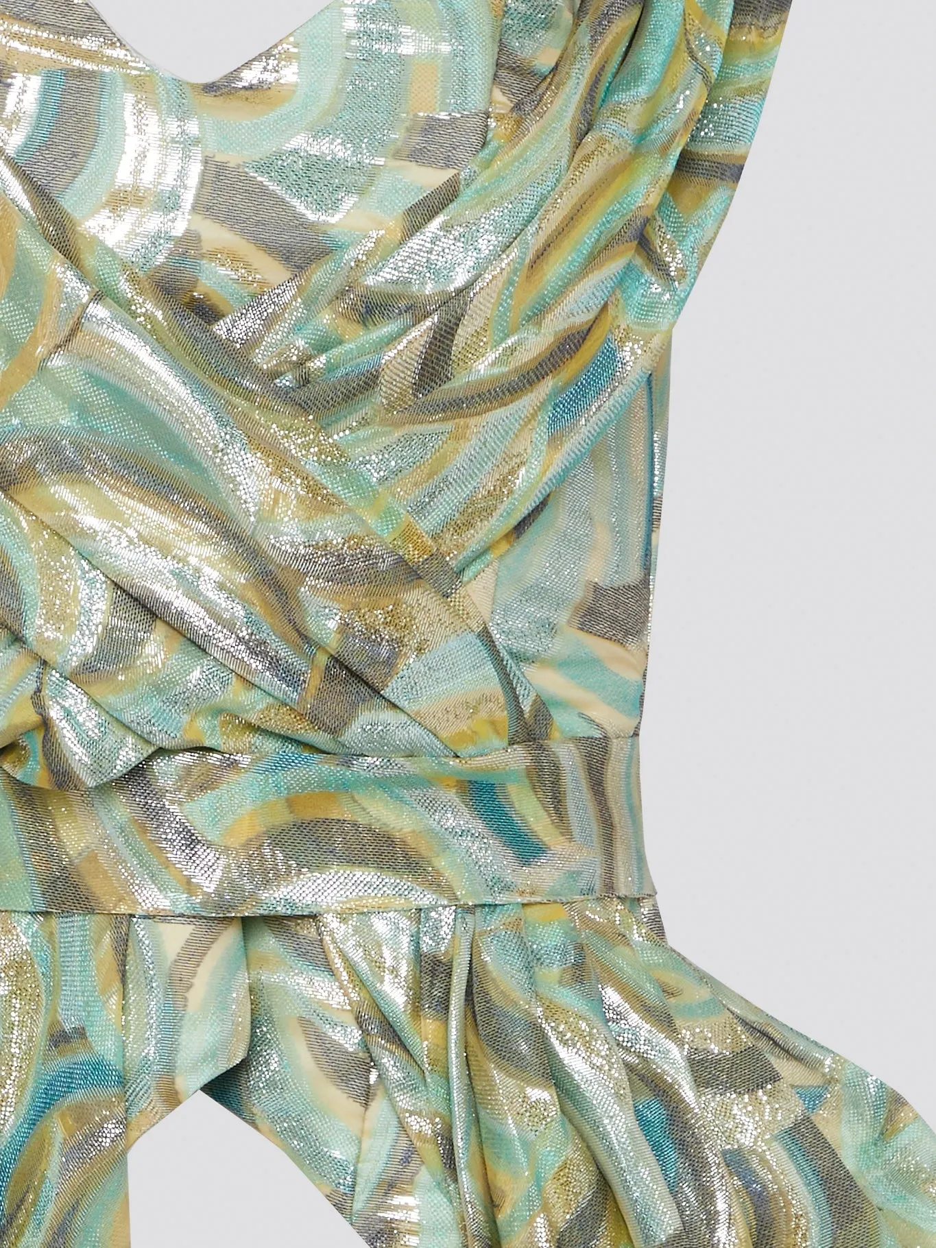 Printed Peplum Top