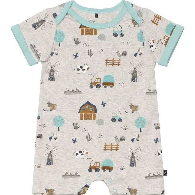 Printed Romper Organic Cotton