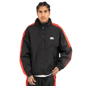 Pro Club Full Court Windbreaker Jacket - Black/Red