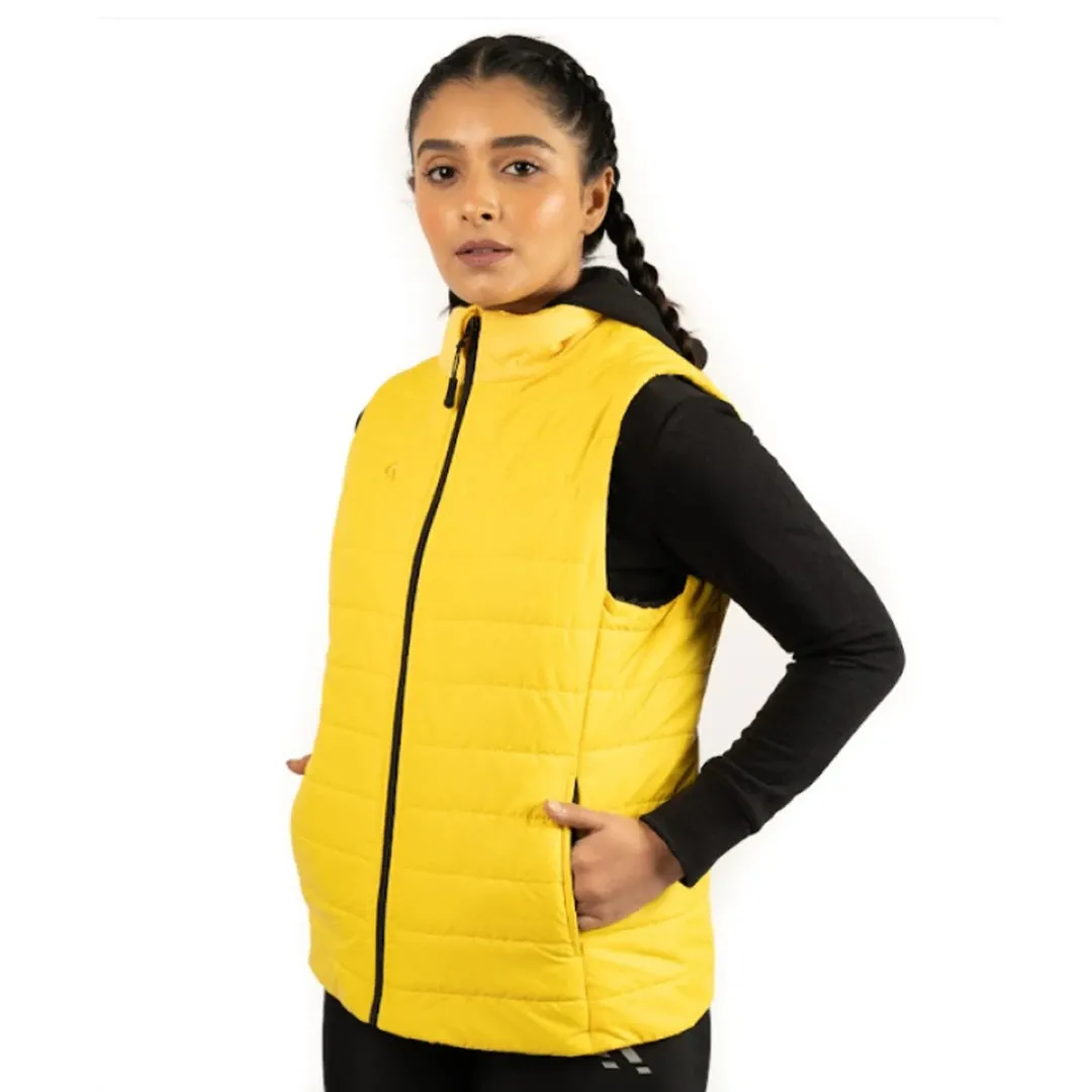 Puffer Jacket Vest (Yellow)