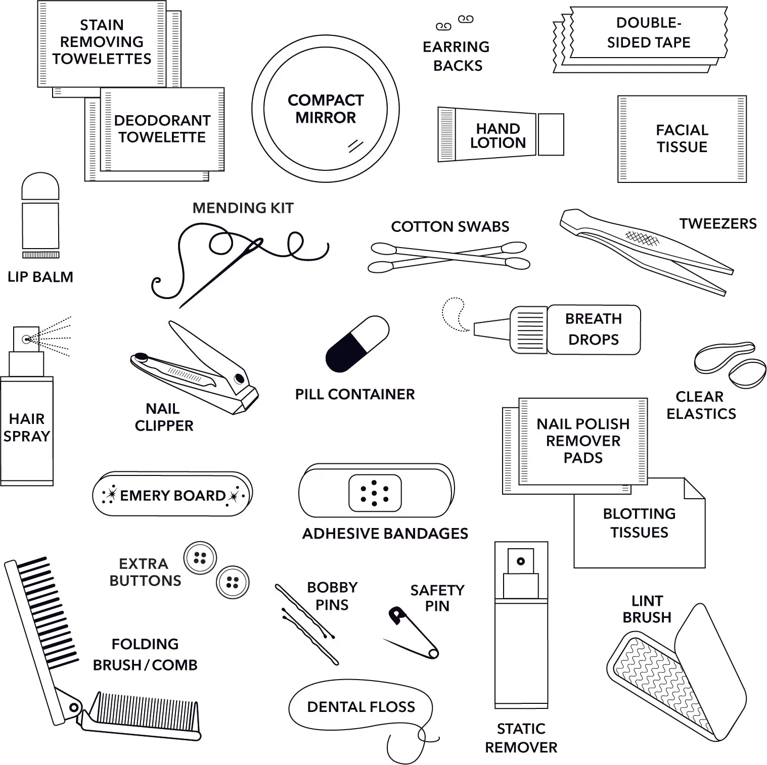 Puffer Shemergency Kit | Dusty Rose