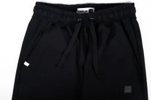 Pure Black Flex  Cotton Jersey Pajama