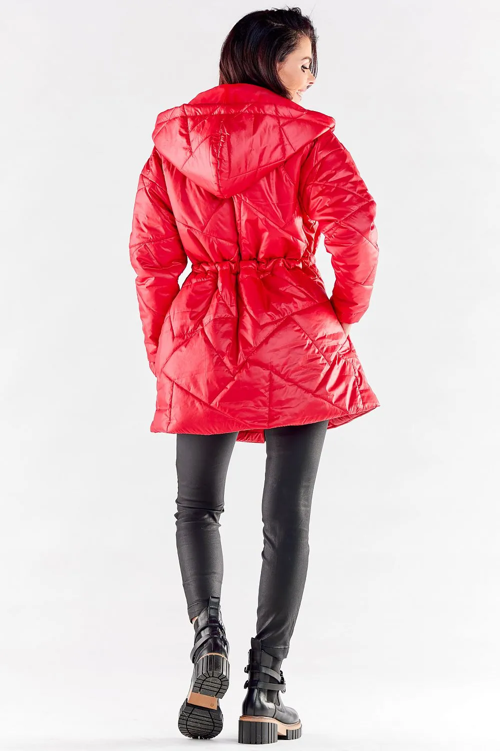 Quilted Hooded Windbreaker Jacket