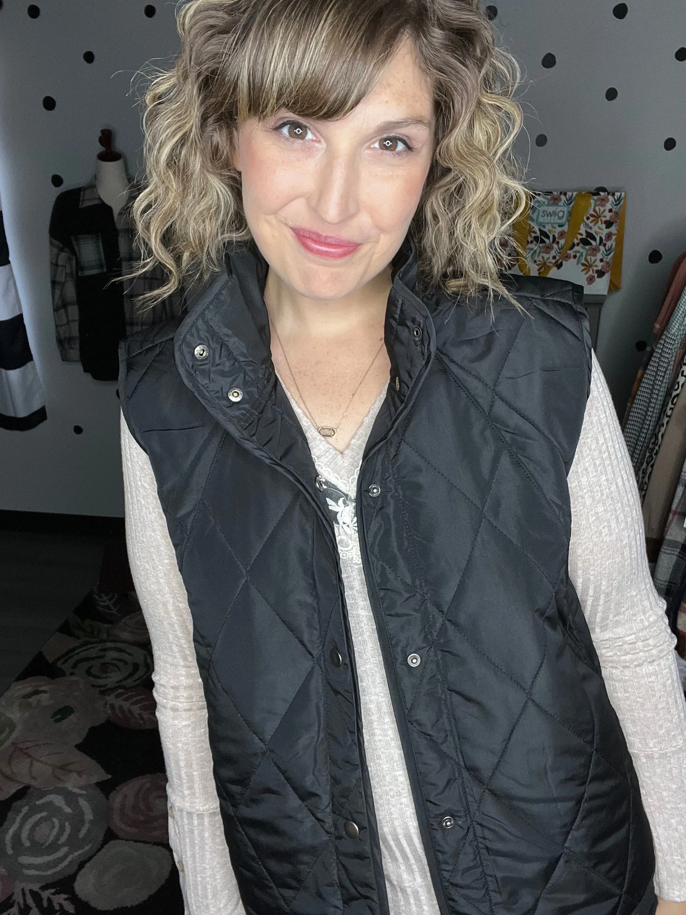 Quilted Snap Up Vests | 3 Colors