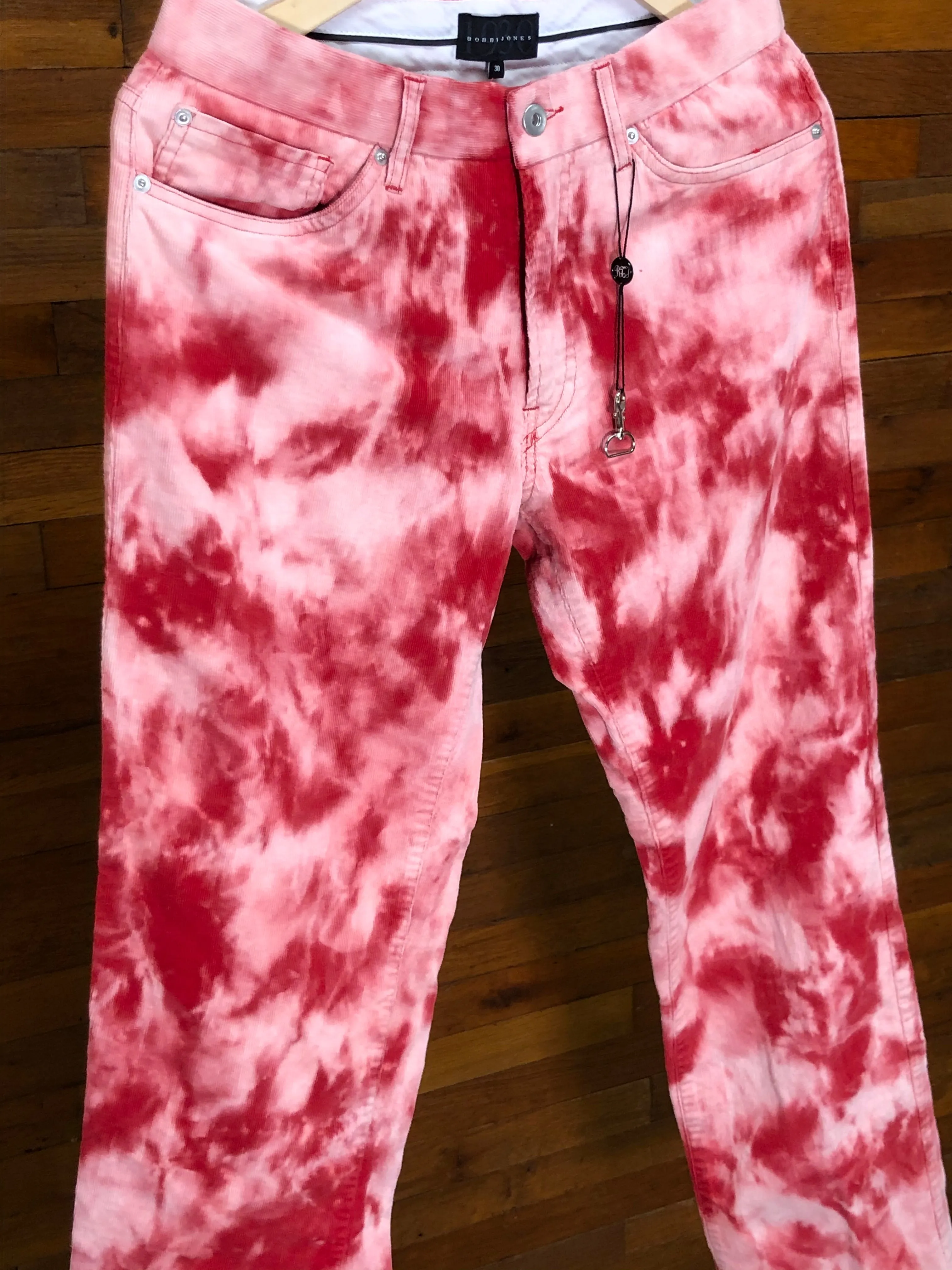 "1 of 1" Red Dyed Corduroy Pants (30x30)