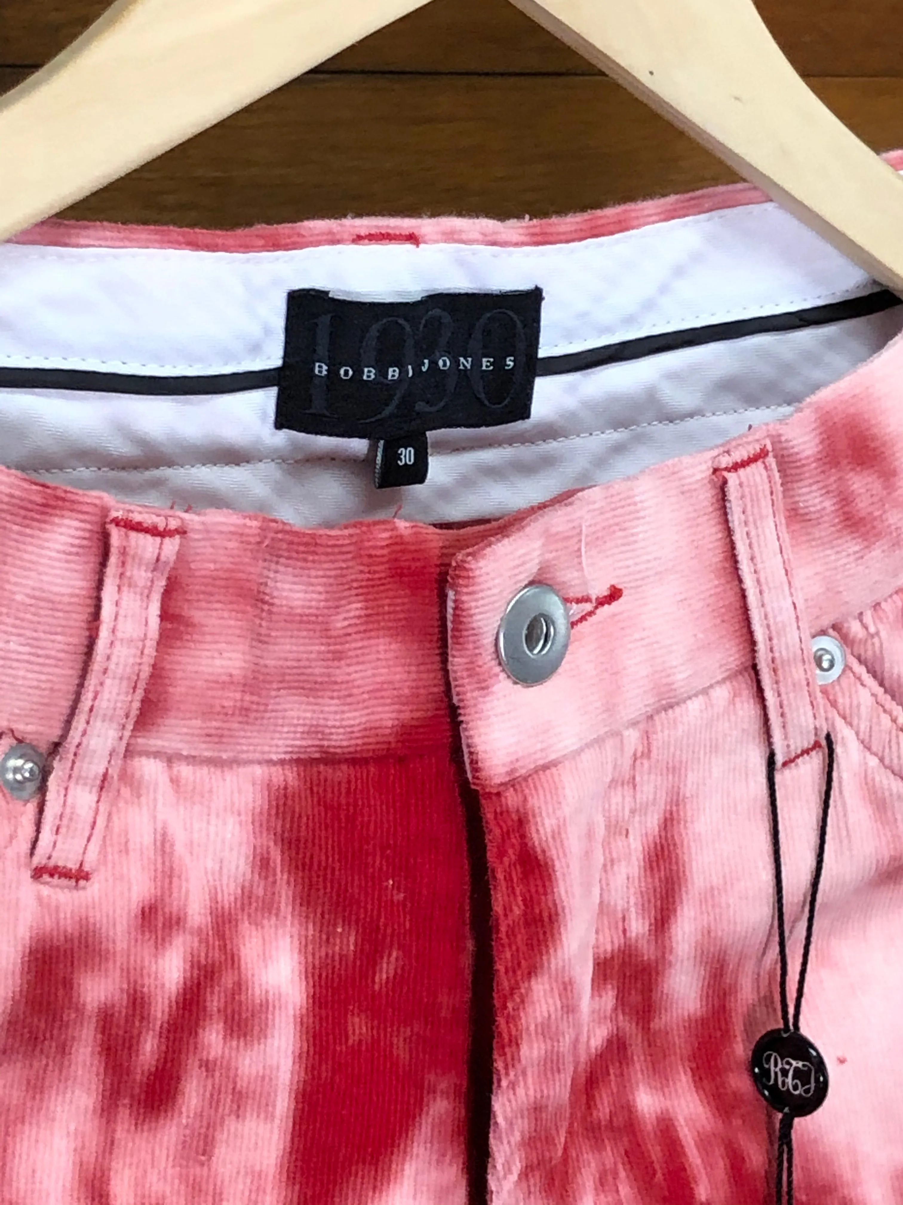 "1 of 1" Red Dyed Corduroy Pants (30x30)