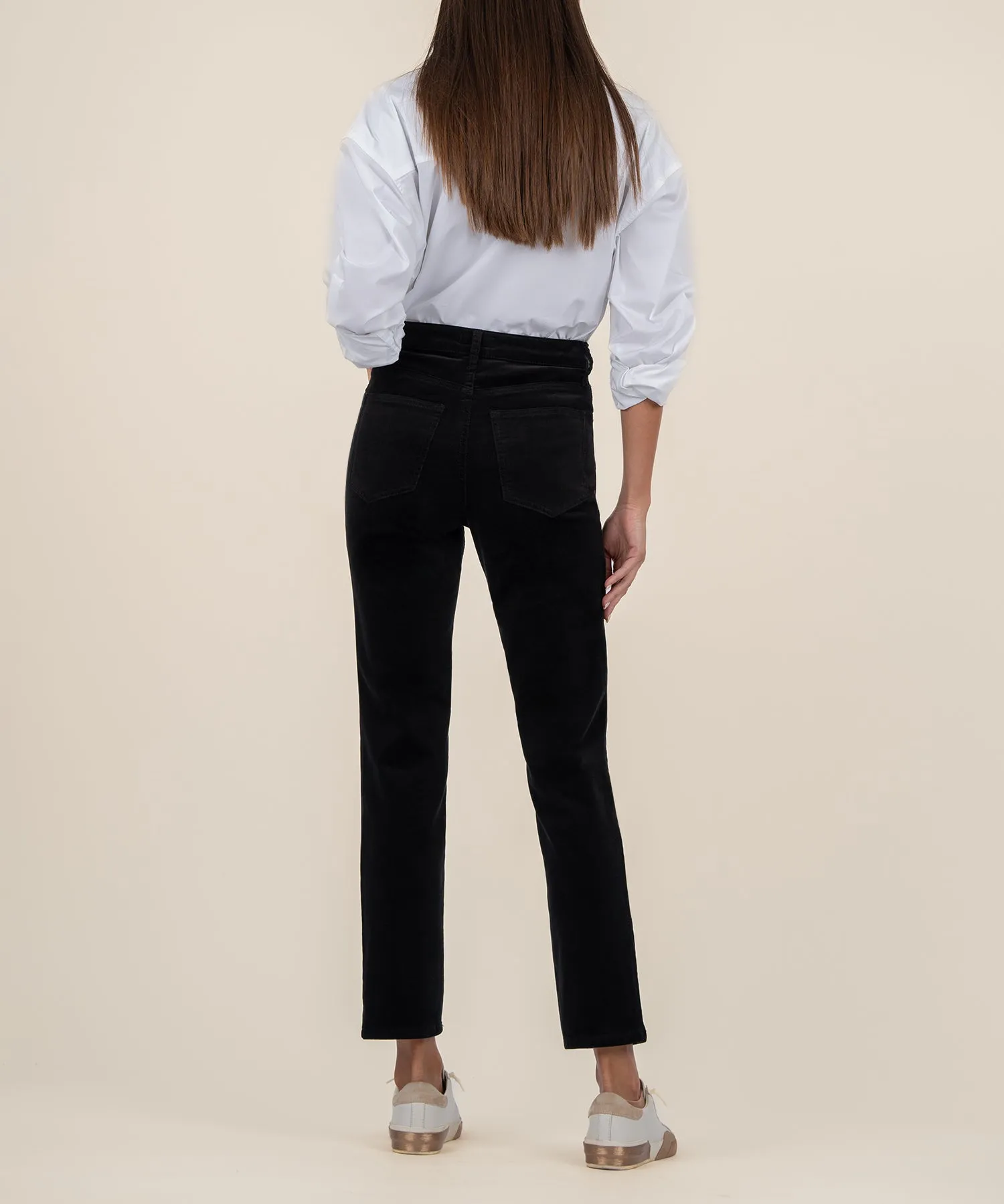 Rachael Petite Corduroy Mom Jean - FINAL SALE