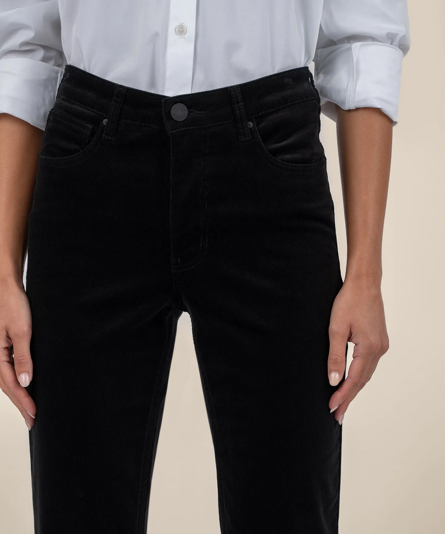Rachael Petite Corduroy Mom Jean - FINAL SALE