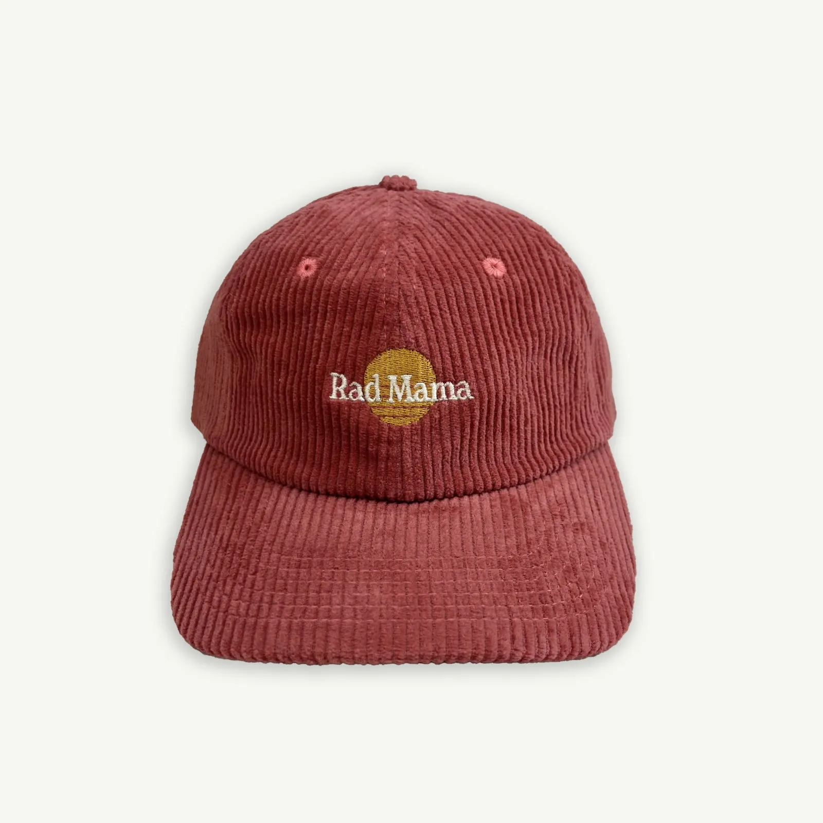 Rad Mama Baseball Cord Cap - Eco Red