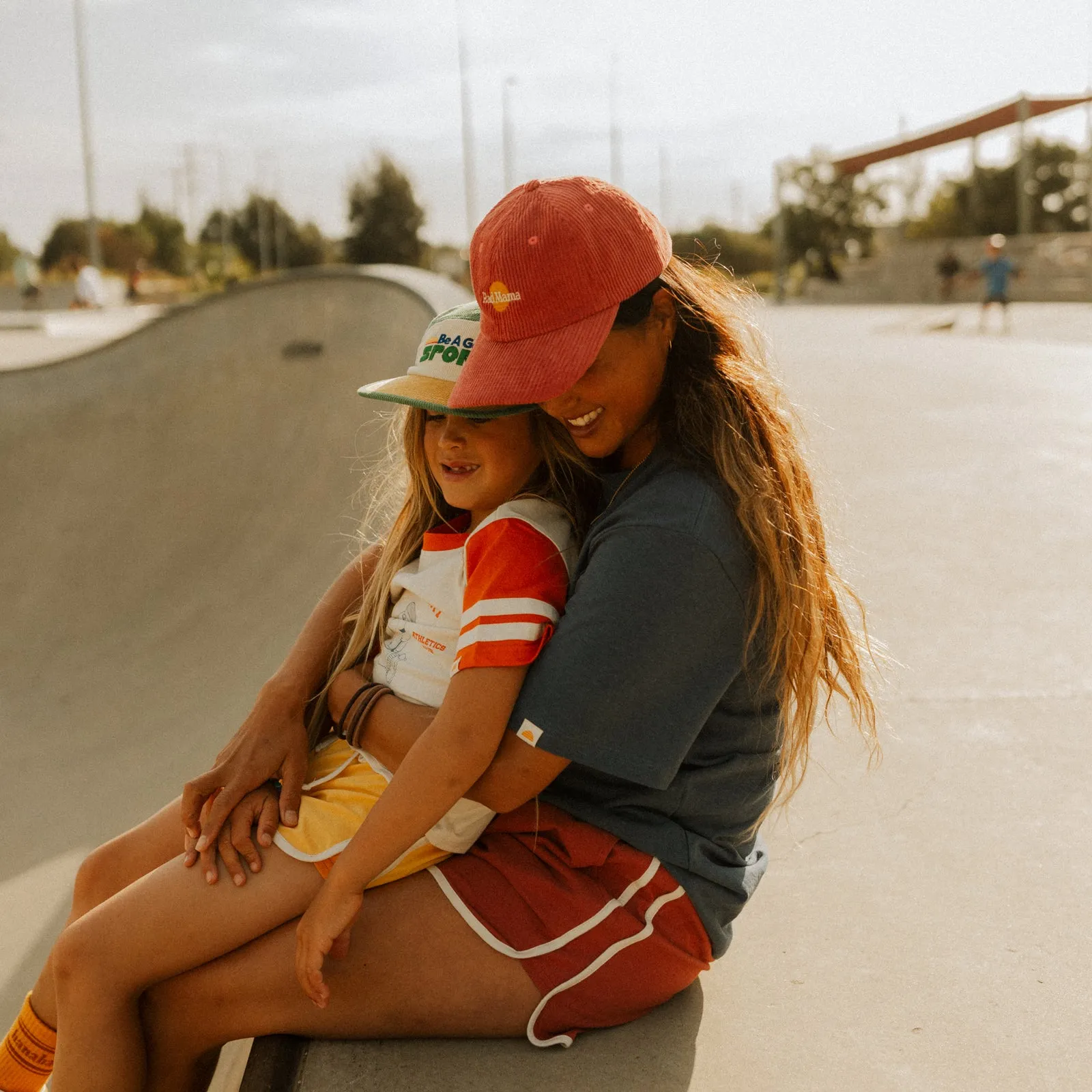 Rad Mama Baseball Cord Cap - Eco Red