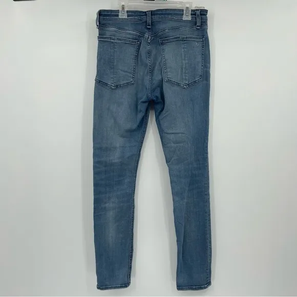 Rag &amp; bone Jeans Mid-Rise Ankle Skinny Jean Blue Sz 29