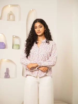 Raglan Sleeve Printed Top