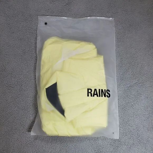 RAINS Loop Vest Puffer Womens Small Waterproof Windproof Gorpcore Yellow Straw