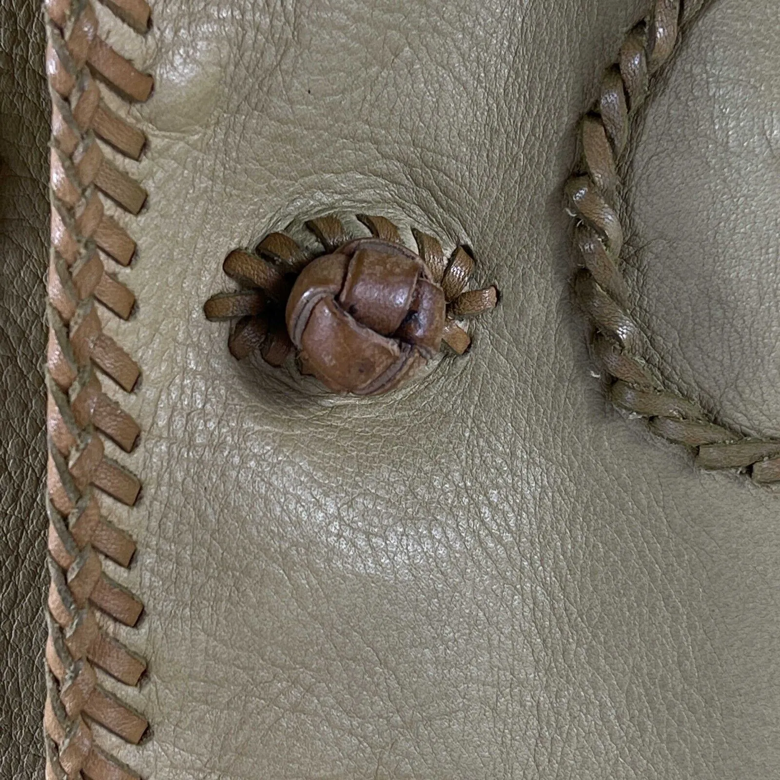 Ralph Lauren - Blue Label Western Leather Cropped Jacket - Camel Tan - 0 - XS