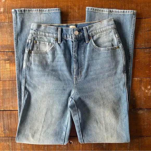 Rebecca Taylor La Vie High Rise Straight Leg Jeans 27