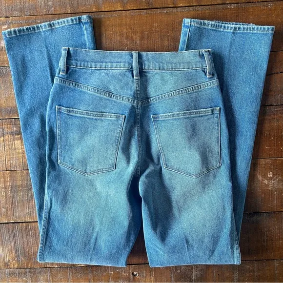 Rebecca Taylor La Vie High Rise Straight Leg Jeans 27