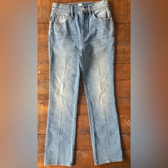 Rebecca Taylor La Vie High Rise Straight Leg Jeans 27