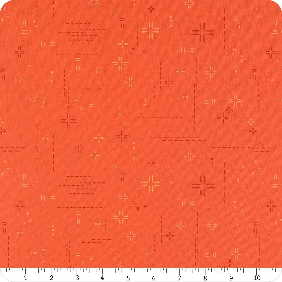 Red Desert - Decostitch Elements - Quilting Cotton- 1/2 Meter