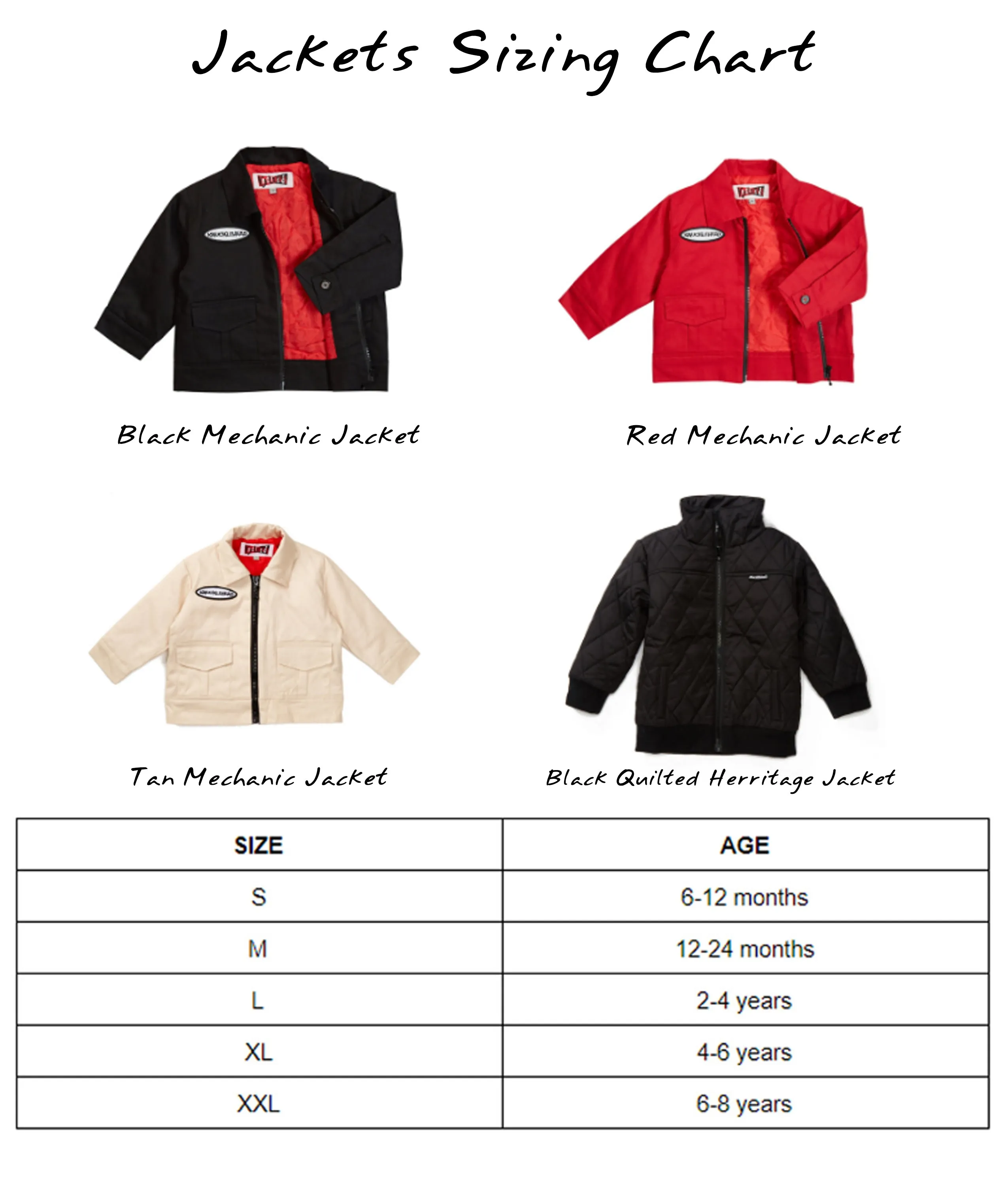 Red Knuckleheads Mechanic Jacket with Long Sleeves