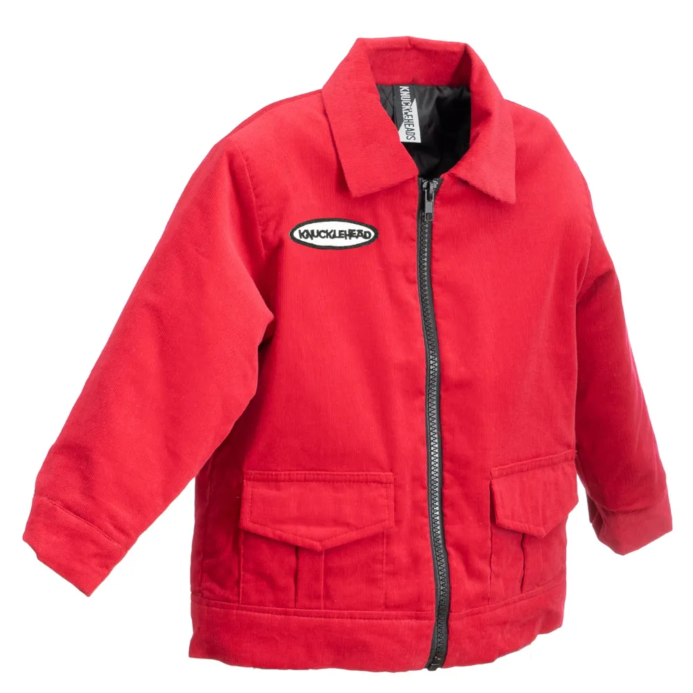 Red Knuckleheads Mechanic Jacket with Long Sleeves