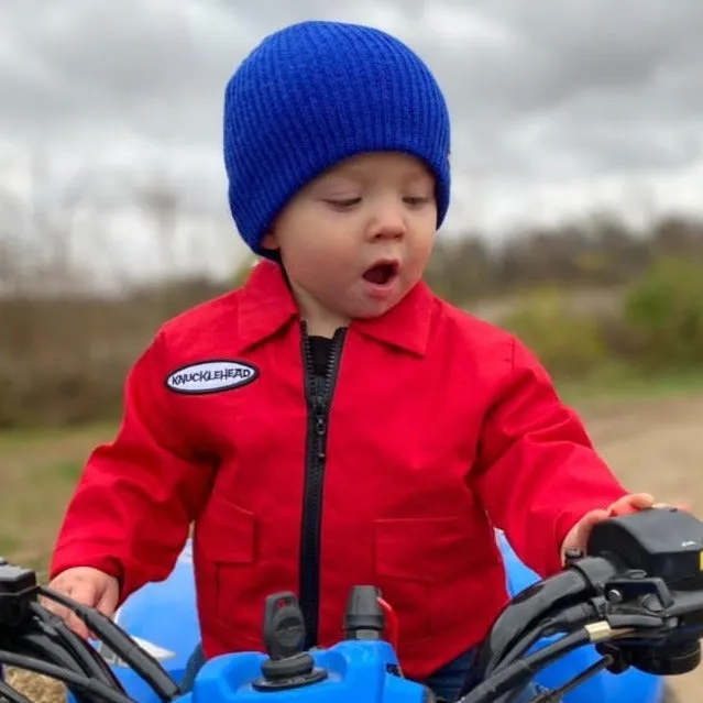 Red Knuckleheads Mechanic Jacket with Long Sleeves