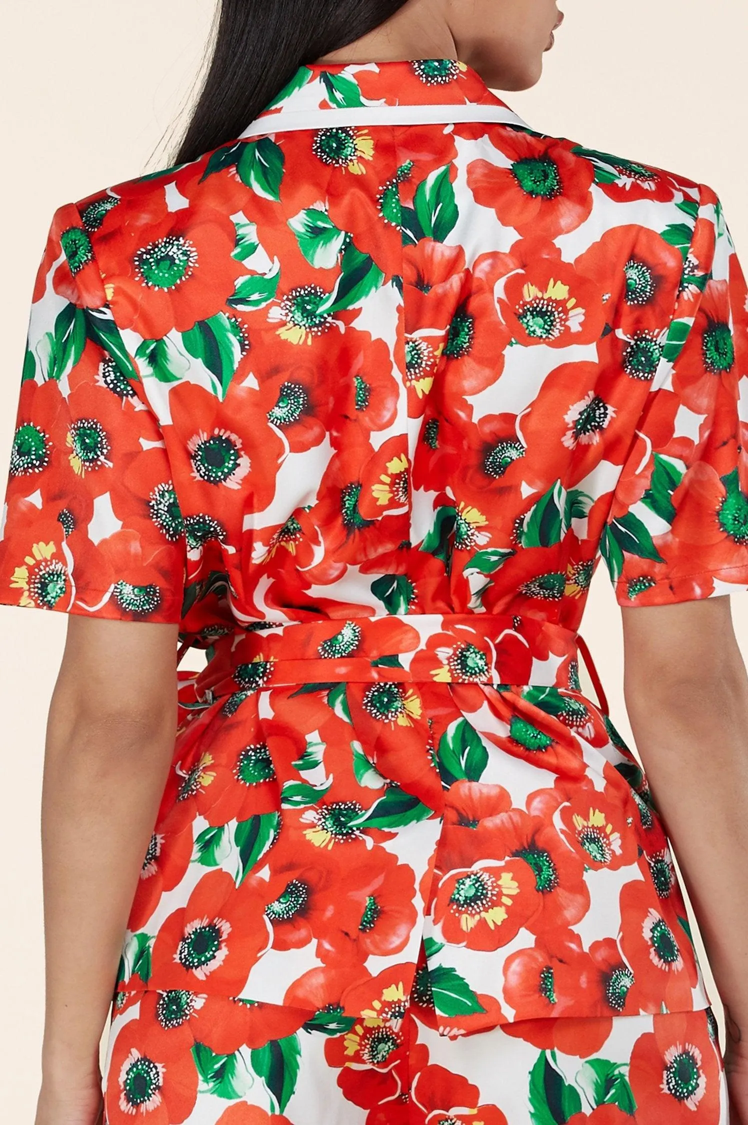 REDFLORAL  PC PANT SET