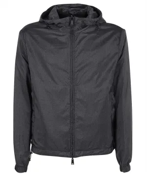 Reversible hooded windbreaker